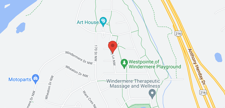 map of 4831 WOOLSEY LN NW